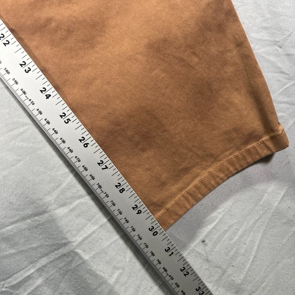 Brooks Brothers Chino Pants Mens 33x30 Slim Fit Brown Flat Front Travel Stretch - Picture 11 of 11